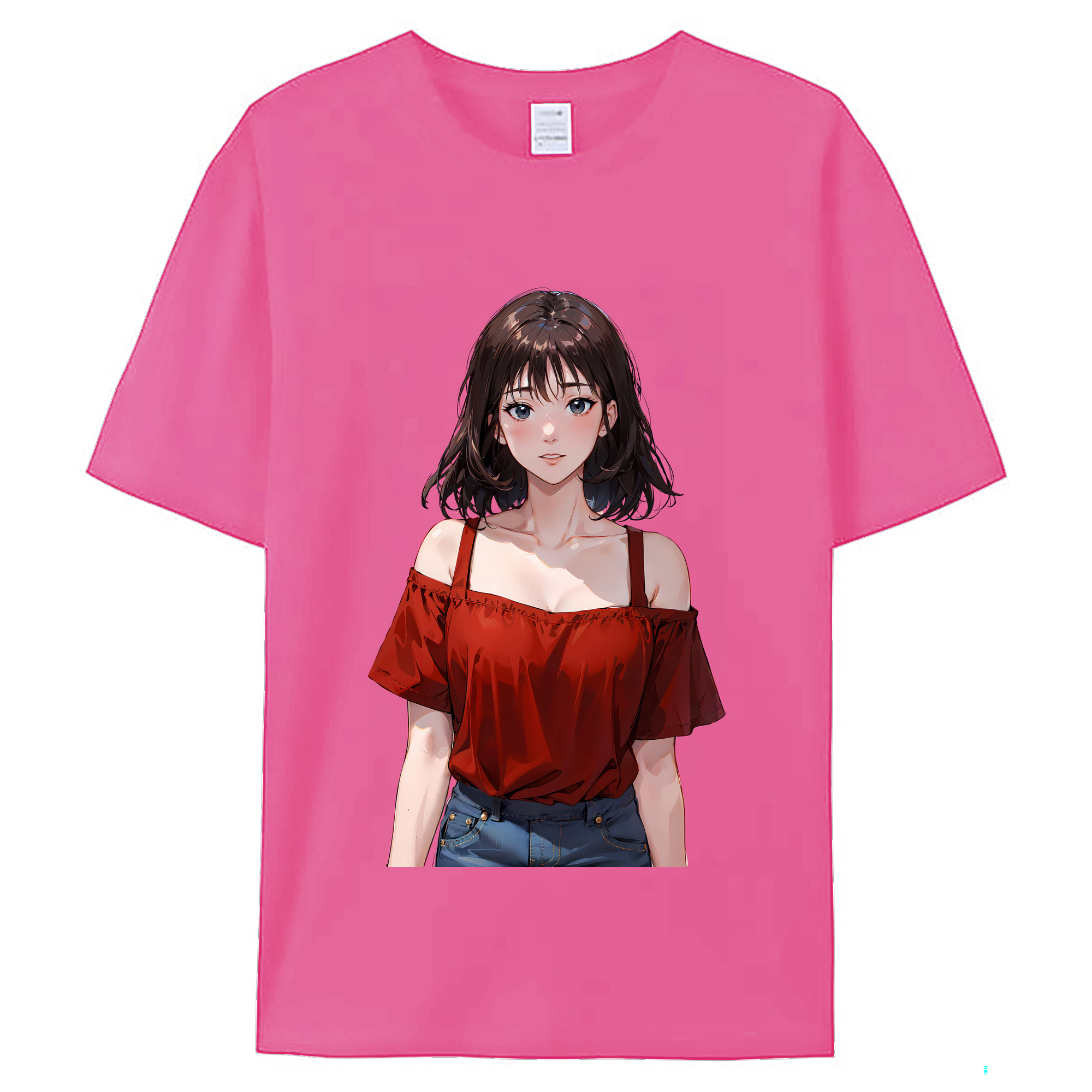 （画像用） SLAM DUNK／スラムダンク レディースカジュアルプリントTシャツ（綿100％）